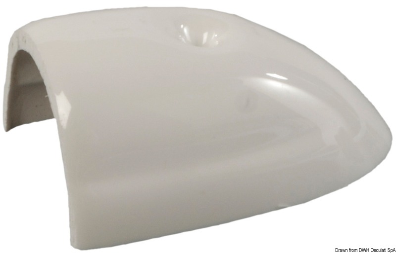 White ABS terminal 30 mm