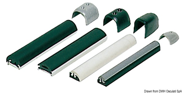White PVC cable tray 38 mm Cut-down size 4m