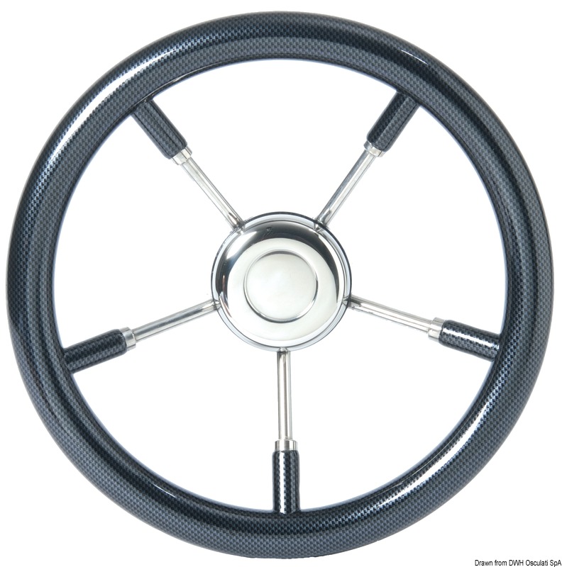 Steering wheel carbon coated 350 mm