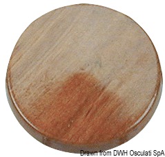 Teak central cap