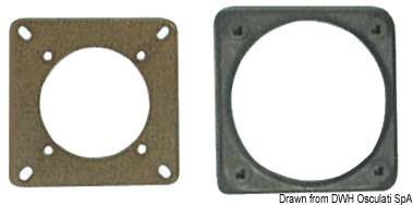 Flange f.hydraulic steering gear Ultraflex square