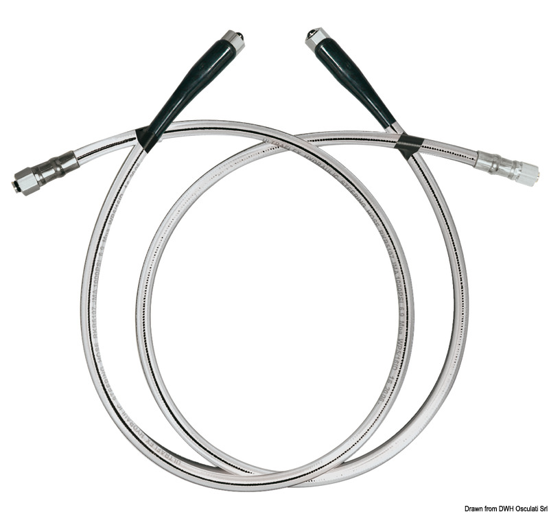 Pair of SILVER STEER high-pressure hoses 6.5 m
