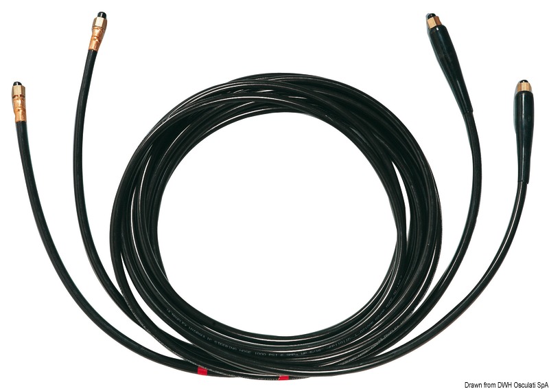 Twin flexible pipes 5.5 m