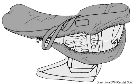 Protective storage bag f. outboard engines 6-15 HP