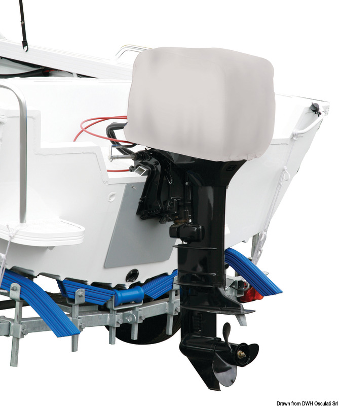Oceansouth grey cover 60-100HP 2/4-stroke outboard