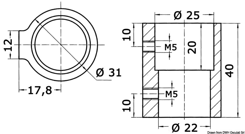 Connector for bimini poles