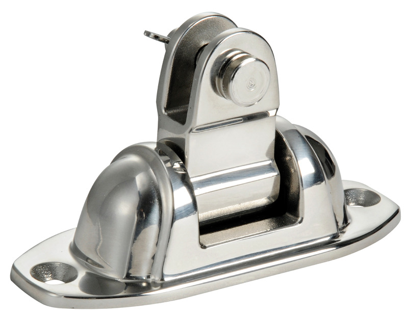 180° articulated joint for bimini tops