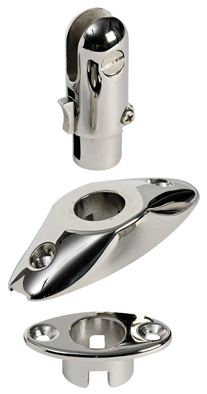 Recess snap base for biminis 54 x 29 mm
