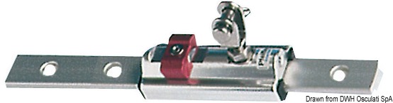 Fork bracket for rail 25x4 mm