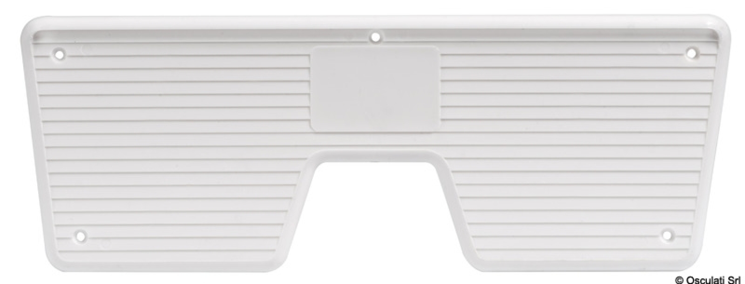 Пластинa транца 270x100mm, белый
