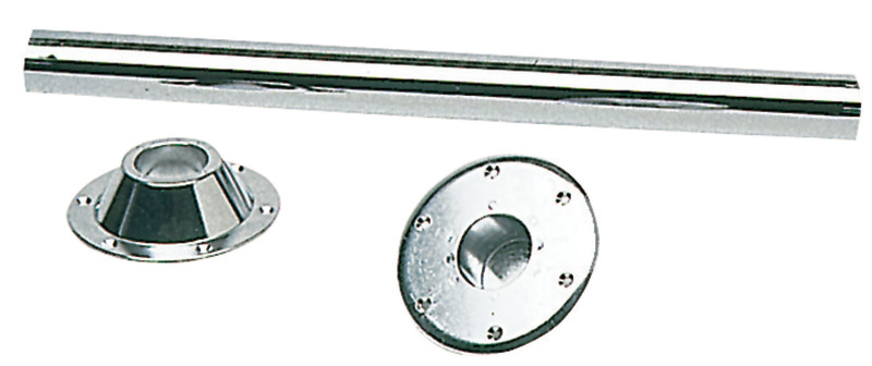 Table pedestal chrome-plated steel 700 mm