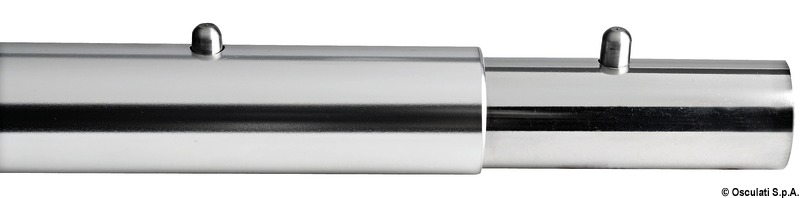 Straight line pole connector 150 mm 25x1.2 mm