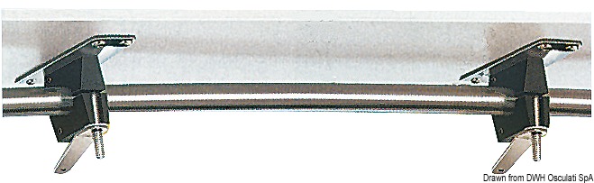 Fastening system f.MAGMA on tubes Ø 22/25 mm