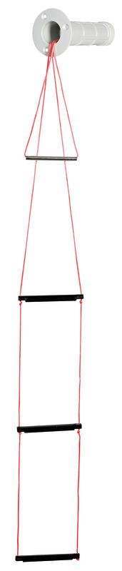 Locking cap for emergency ladder 49.522.13
