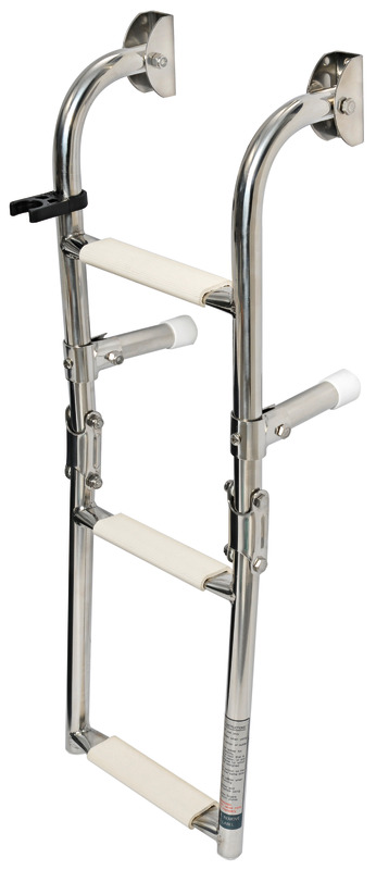Foldable ladder AISI316 narrow 3 steps