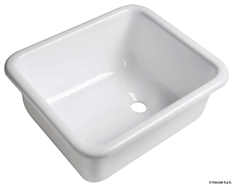 Rectangular plexiglass sink 330x280x140 mm