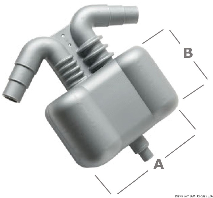 Water/gas separator 4.5 l