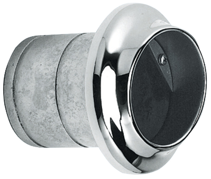 Exhaust pipe AISI316 mirror polished Ø 45 mm