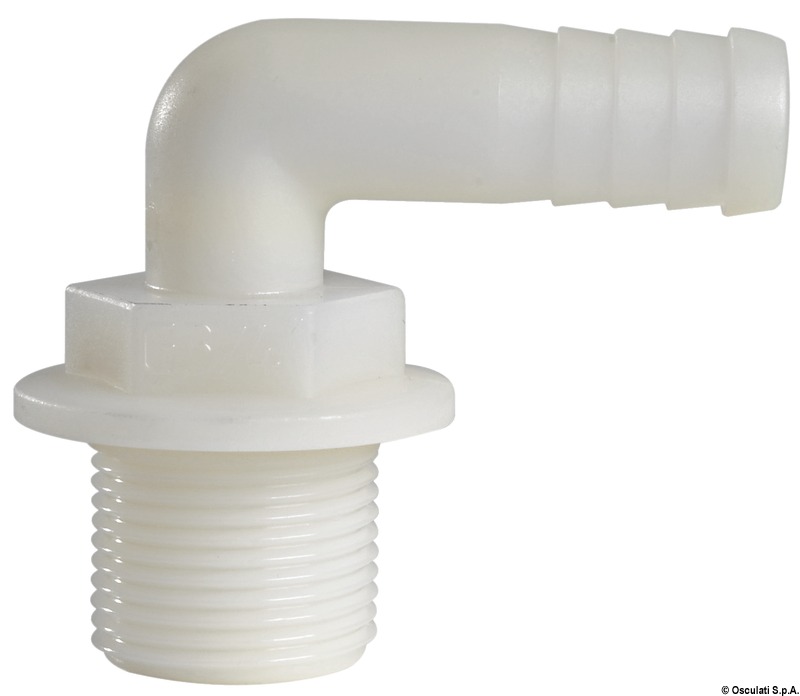Hose adapter 3/4 " x 16 mm 90°