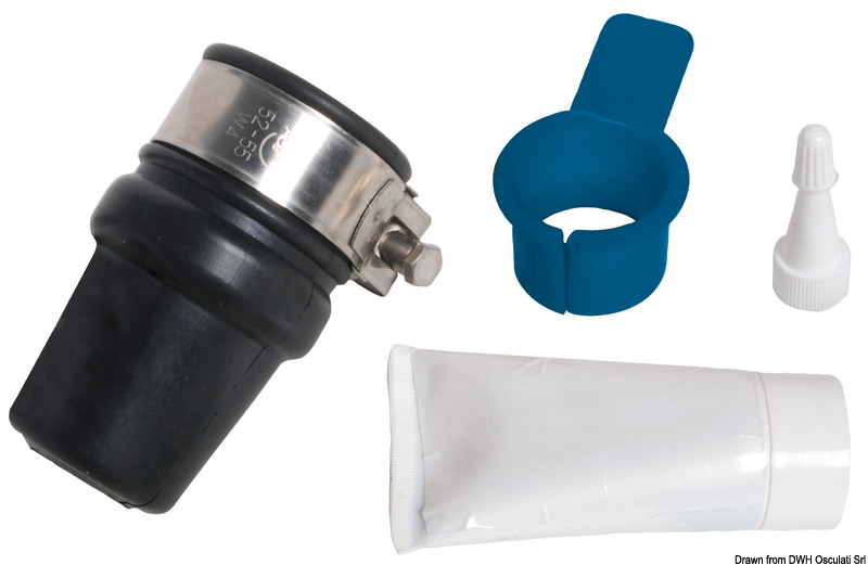 Rubber stuffing box Version B Ø 30 mm