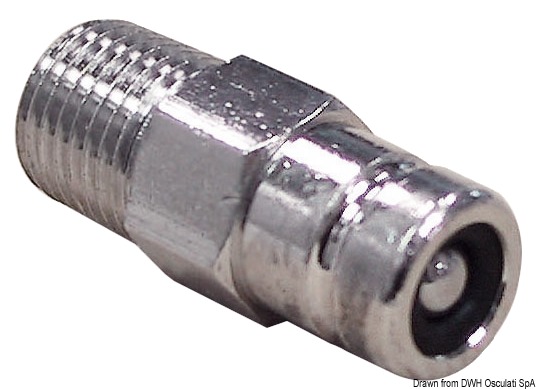 Tohatsu fuel hose male connector up to 90 HP