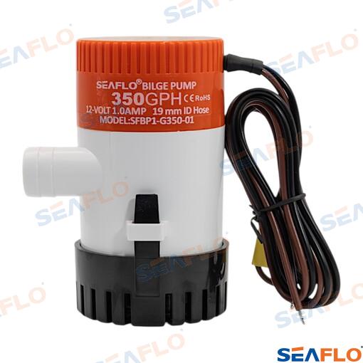 Water pump SEAFLO 12V 350GPH 1350 l/h 1A 19mm hose