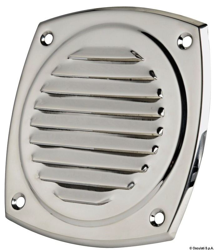 SS louvred vent 100x100 mm