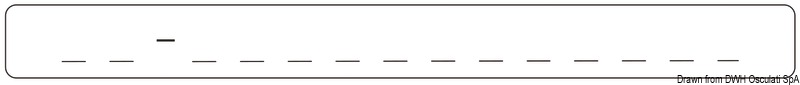 CE boat identification plate 140x13 mm