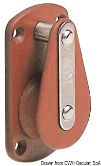 Tufnol HYE block 1 pulley 16x60mm LB