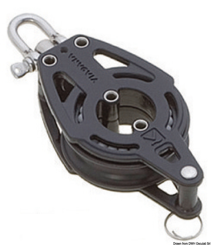 Single block w/swivel or blockable and becket B