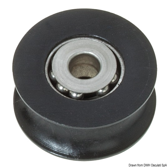 Delrin pulley w/SS balls 44 mm Ø 14