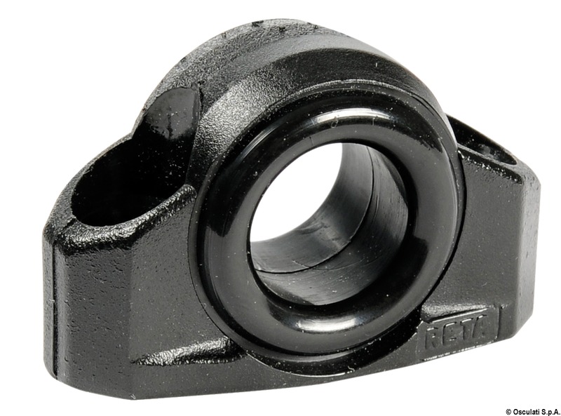 Black nylon sheet fairlead 17 mm
