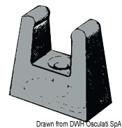 Tiller extension retaining clip 15/16 mm