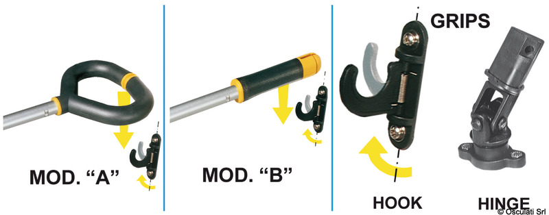 FRIEND tiller extension handle B 750/1043 mm