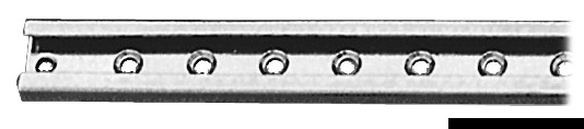 SS track 25 mm (1m-bar)