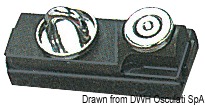 Anodised aluminium fairlead
