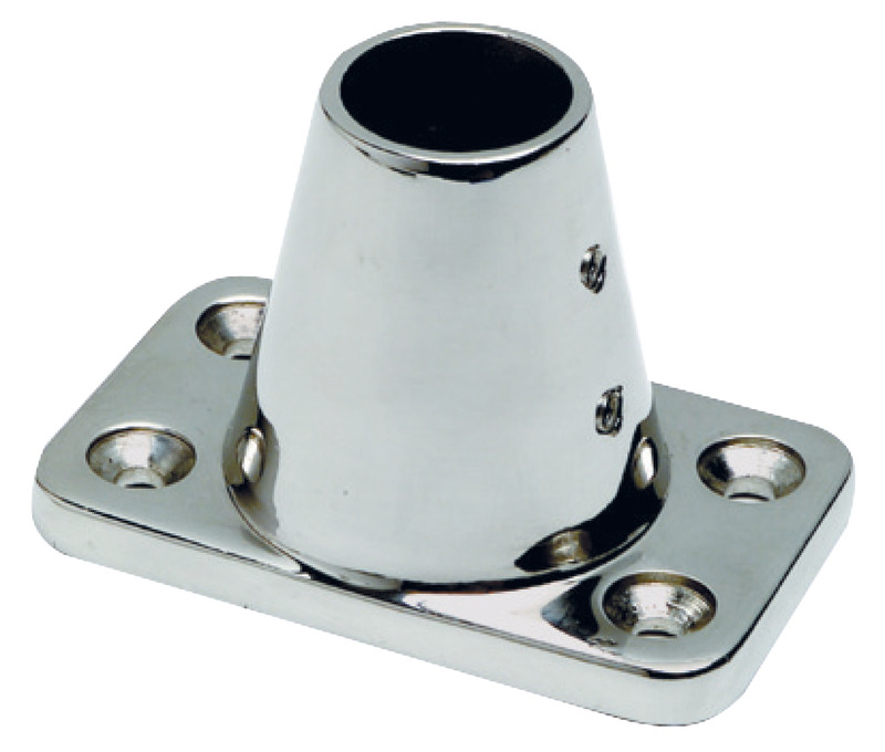 Stanchion base slope 7° 90x96mm 60mm