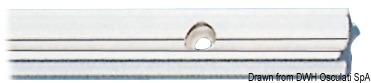 Anodized aluminium X-rail 2m-bars