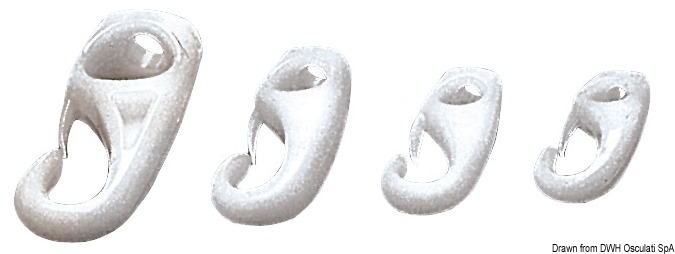 Nylon hook knot fixing 6 mm