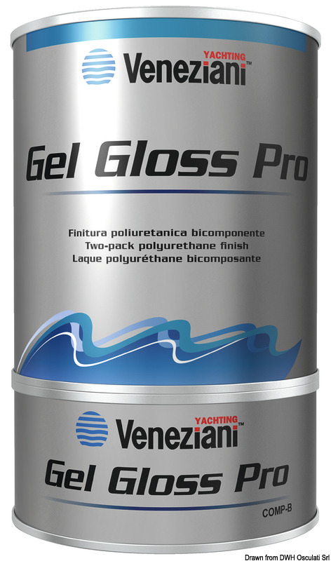 Gel-Gloss two-component varnish white