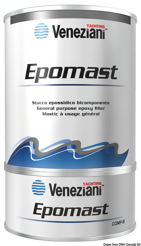 Epomast bicomponent filler light grey
