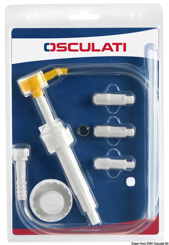 Lower unit gear oil pump - universal with 3 adapters