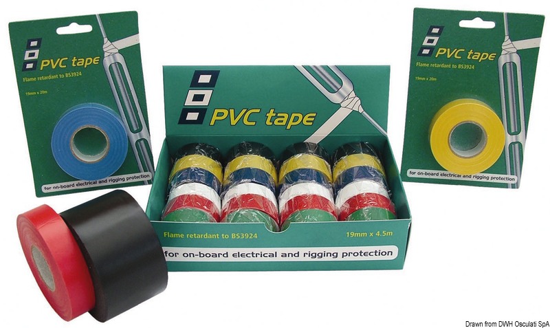 Insulating tape blue 19 mm