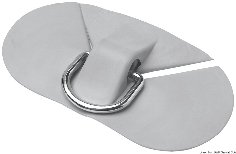 Grey bow ring 95 x 175 x 22 mm