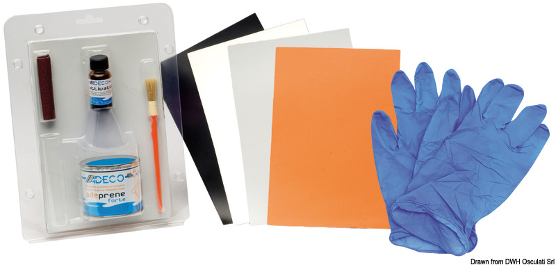 Repair kit for neoprene inflatables black