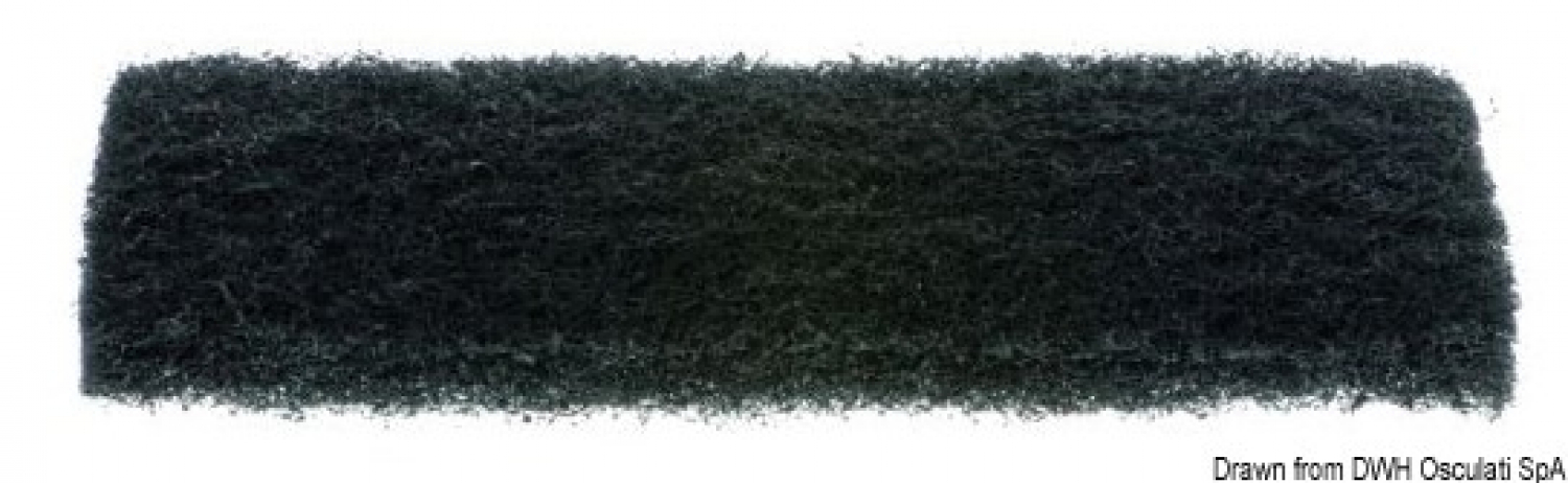 Yachticon abrasive cleaning pad Hard black 260x115mm