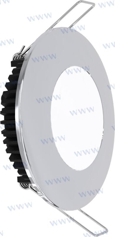 downlight chromed 6 w 600 lum. 6500k 12v