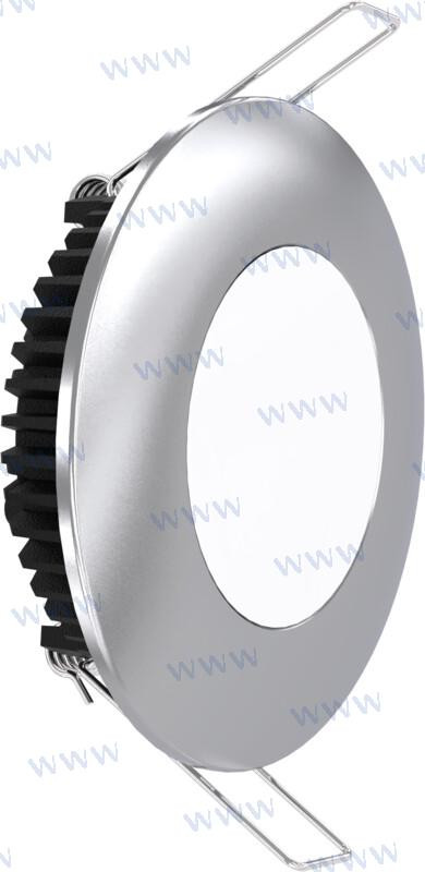 downlight mate chromed 6 w 600 lum. 6500K