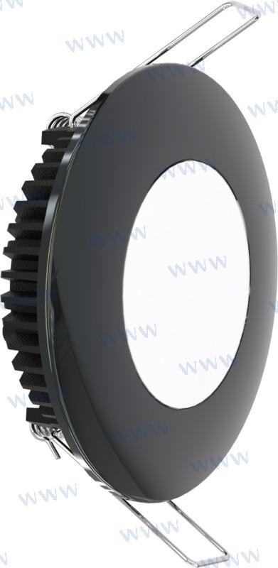 downlight nickel black 6 w 600 lum. 6500K
