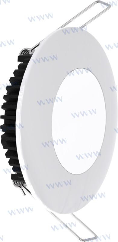 downlight white 6 w 600 lum. 6500k 12v